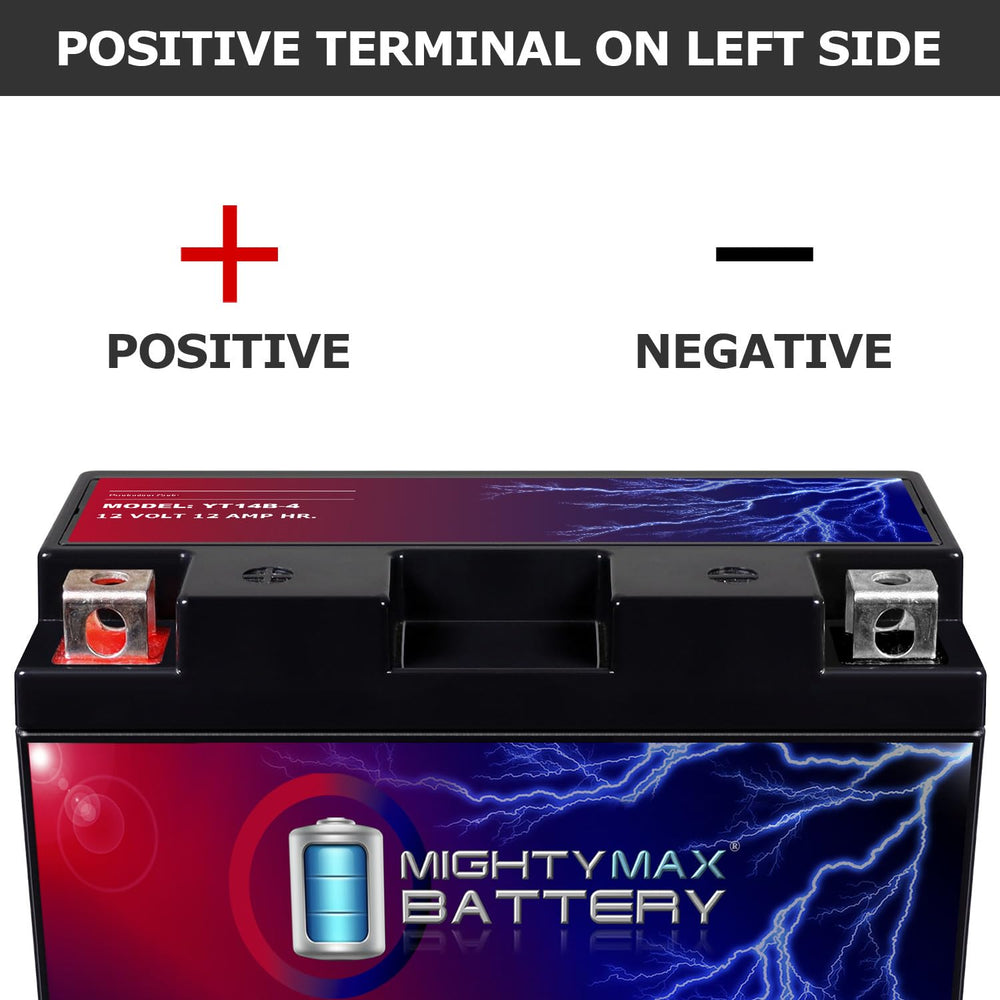 Mighty Max Battery side view displaying dimensions for fitment planning benefit