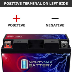 Mighty Max Battery side view displaying dimensions for fitment planning benefit