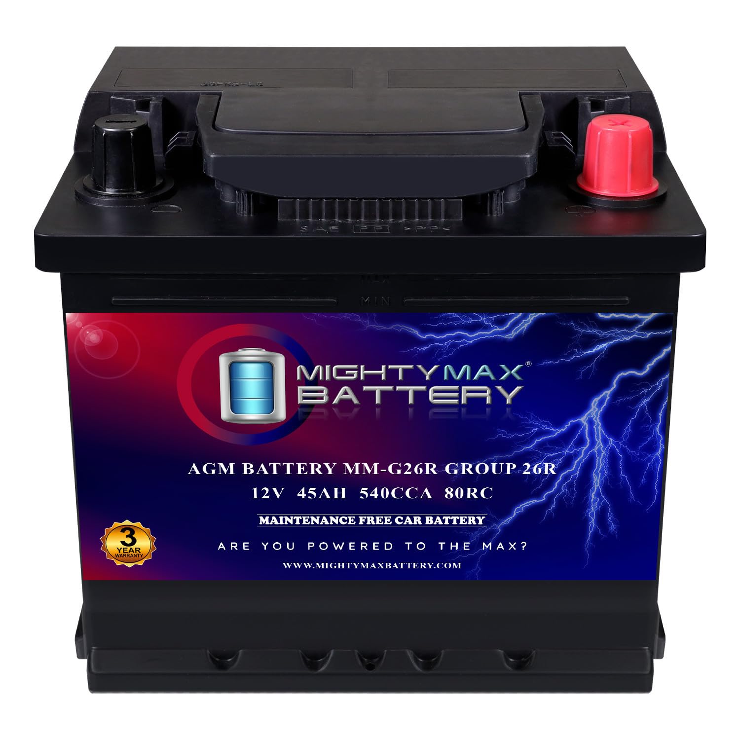 Mighty Max MM-G26R front packaging showing model and specs for quick selection