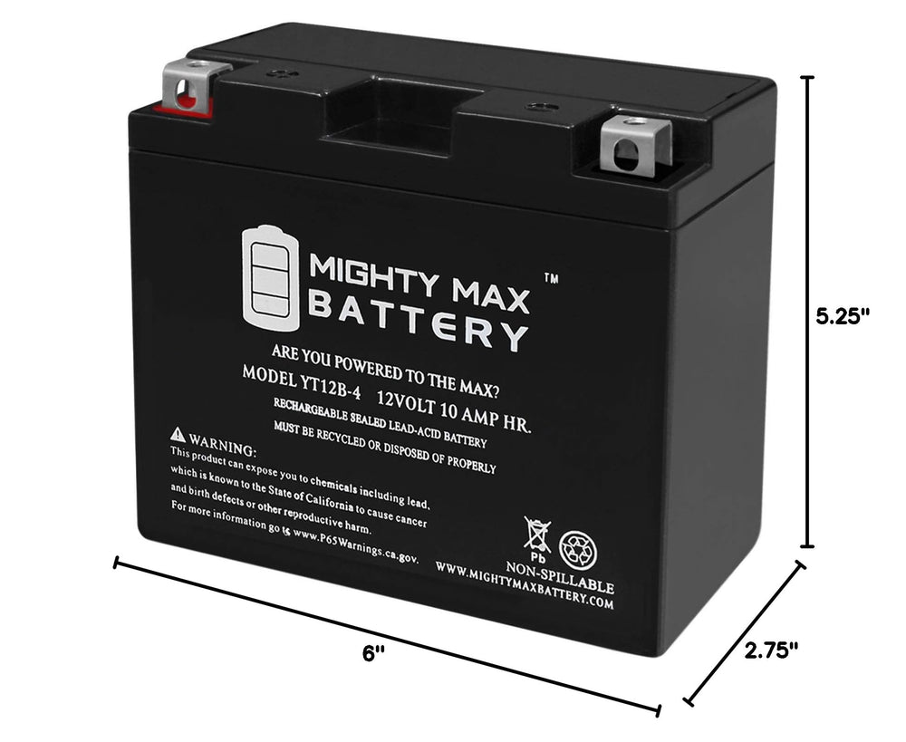 Mighty Max Battery in a garage setting conveying ready-to-ride reliability