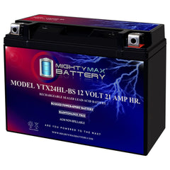 Mighty Max Battery front view showing compact size and reliable design