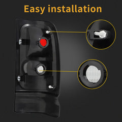 MiKaFex tail light back housing showing mounting points and connector fitment