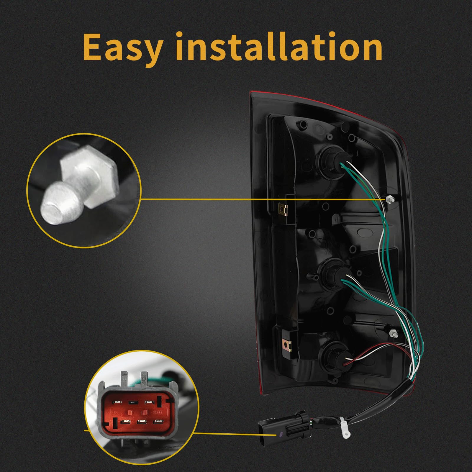 MiKaFex tail light next to ruler showing size and accurate fit
