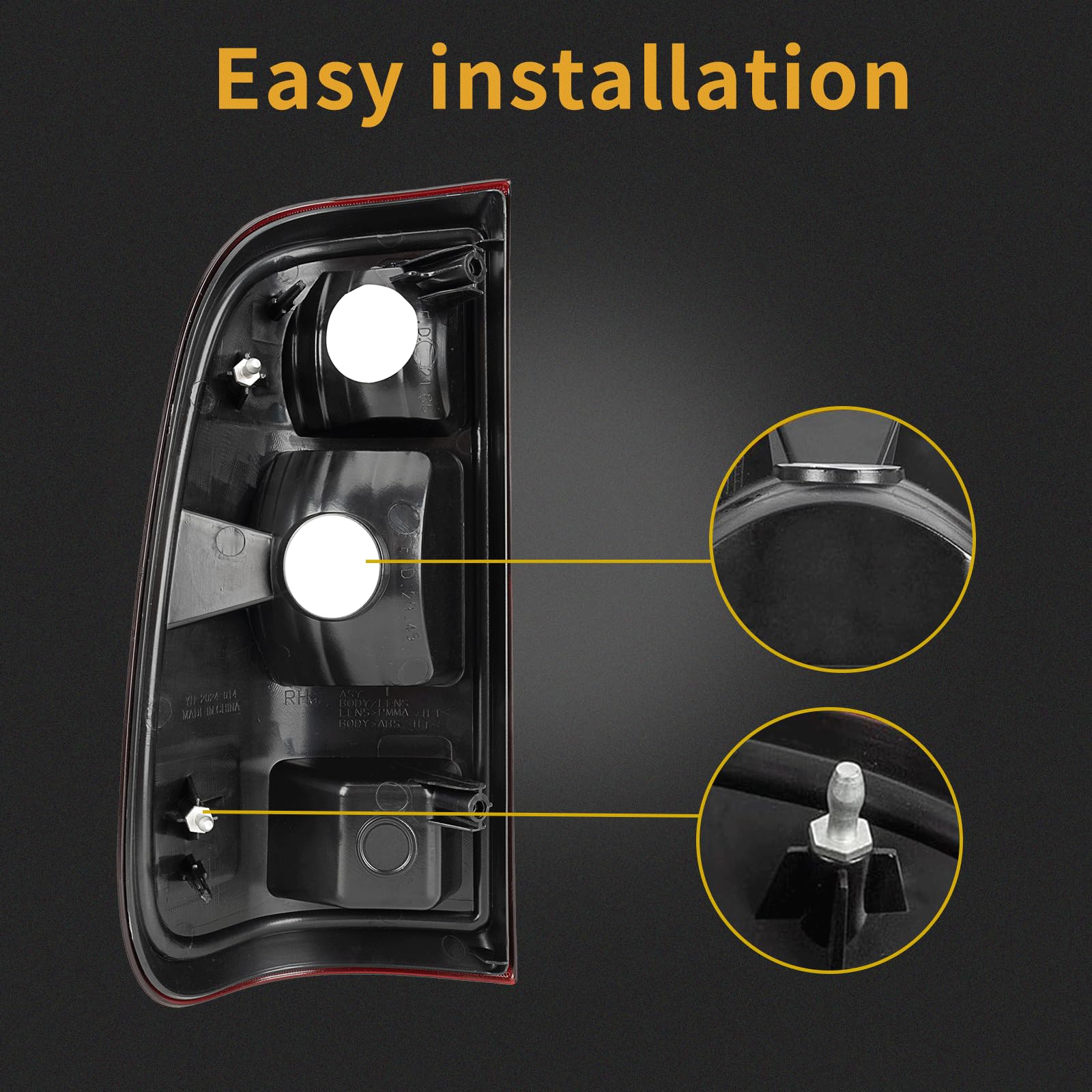 MiKaFex tail light held by hand showing scale and compact design