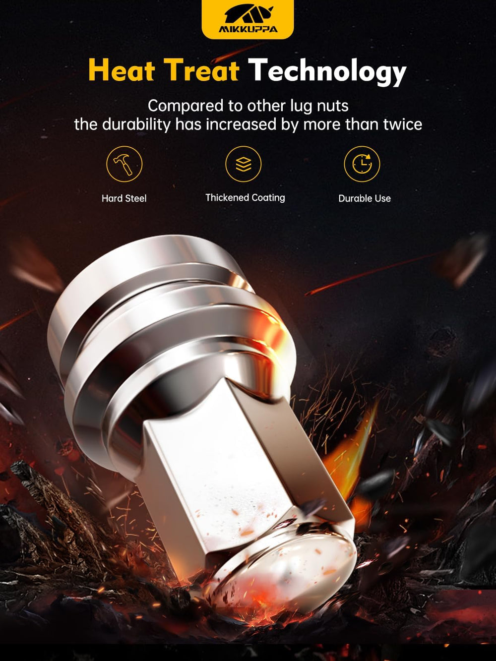 MIKKUPPA chrome finish reflection detail for corrosion resistance benefit