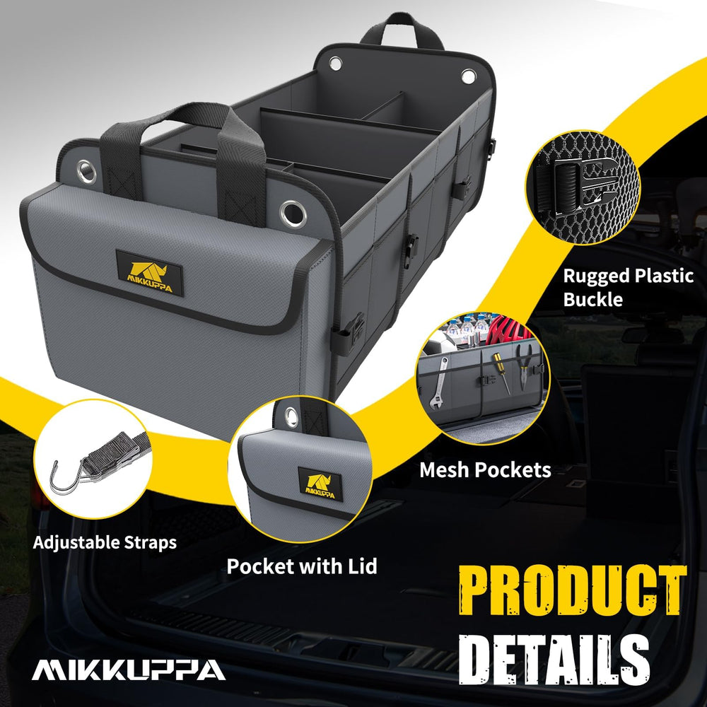 MIKKUPPA interior compartments and adjustable dividers for customizable organization