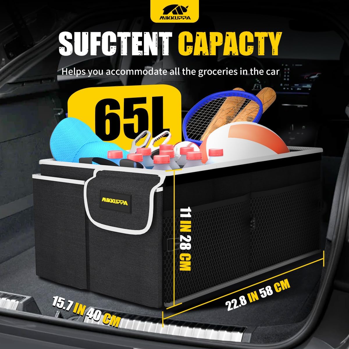 MIKKUPPA lid open revealing roomy interior and easy access benefit