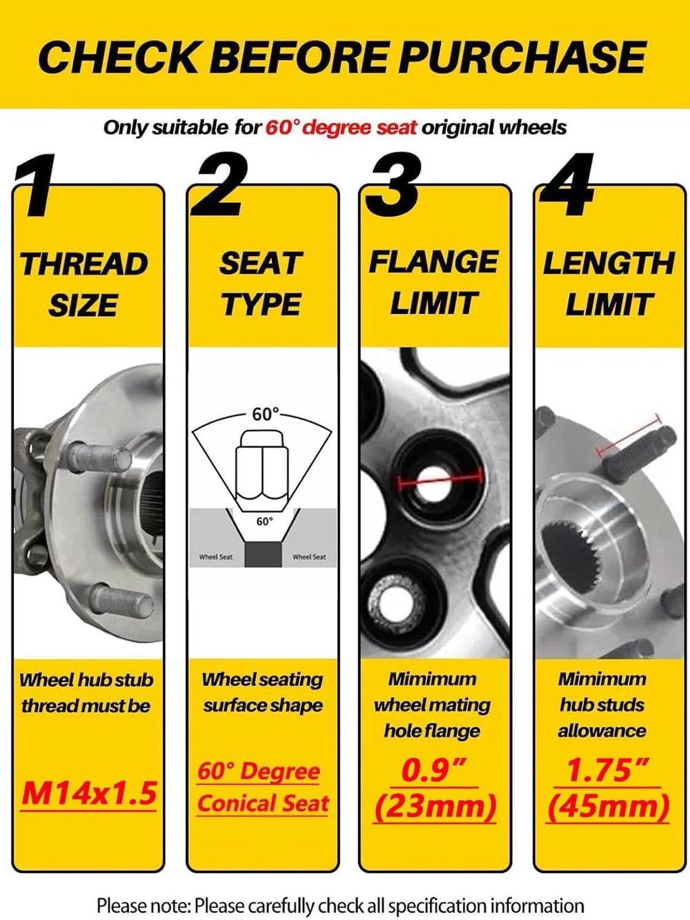 MIKKUPPA lug nut installed on aftermarket wheel showcasing correct seating and safety