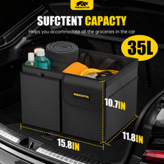 MIKKUPPA open organizer filled with groceries preventing spills