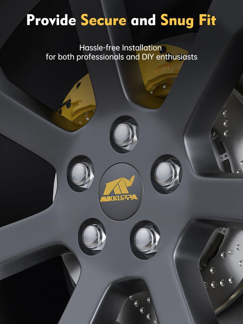 MIKKUPPA boxed 20-piece set ready for wheel installation and storage