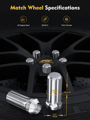 MIKKUPPA single lug nut close-up highlighting one-piece closed-end strength
