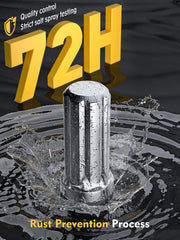 MIKKUPPA lug nut thread detail showing M14x1.5 threads for secure fit