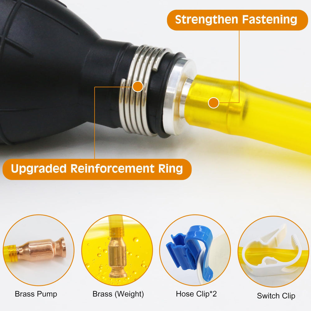 MILADO bulb and one-way valve close-up for steady leak-free pumping