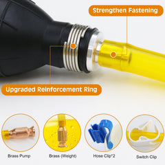 MILADO bulb and one-way valve close-up for steady leak-free pumping