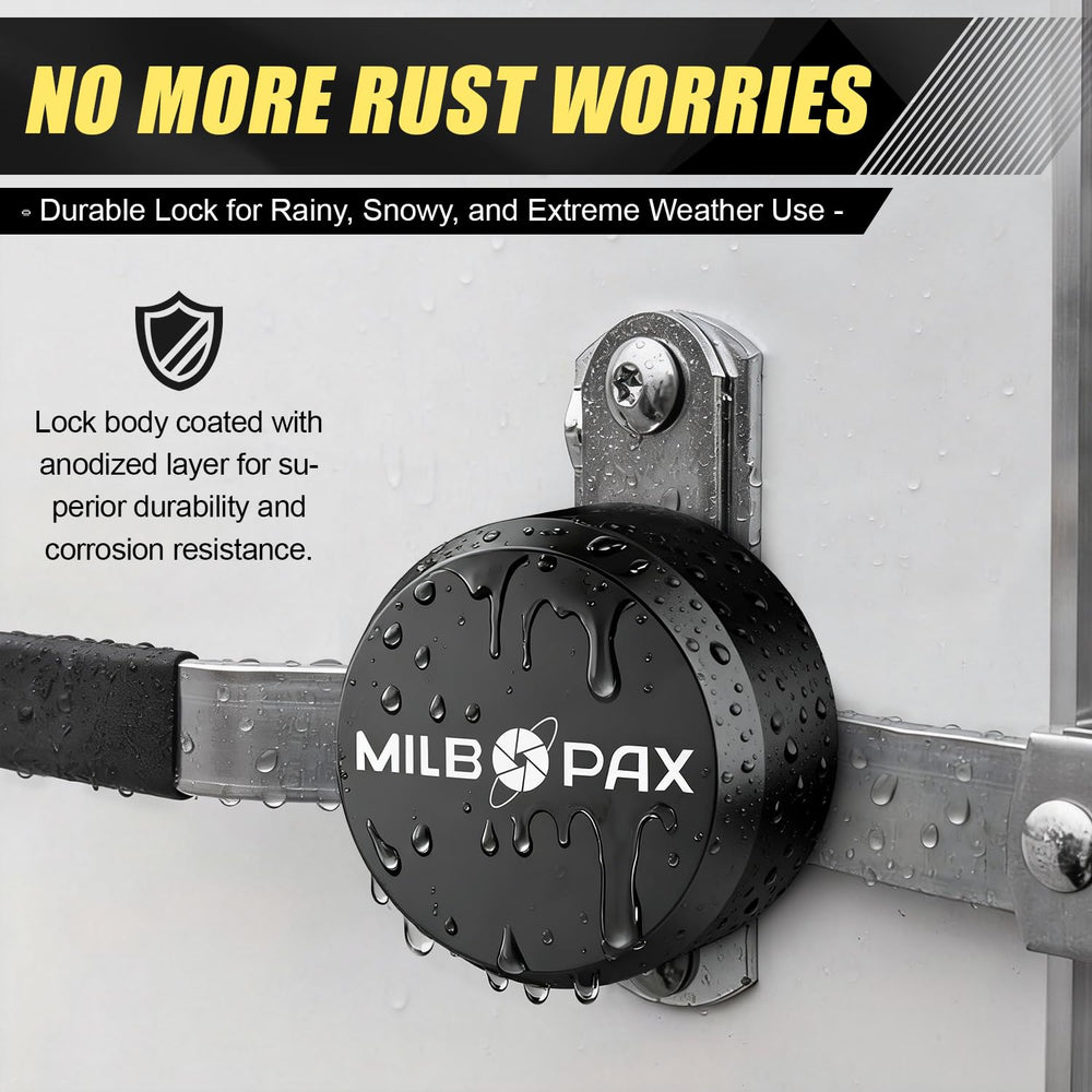 MILBOPAX close-up of hidden shackle preventing cutting attempts