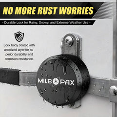 MILBOPAX close-up of hidden shackle preventing cutting attempts