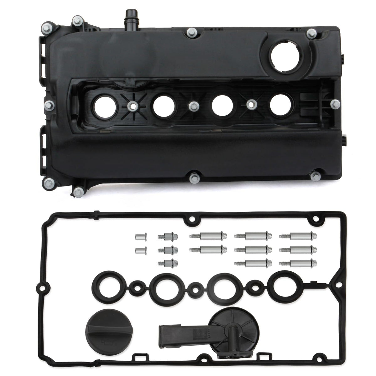 MILIPARTS valve cover front view showing fit and finish benefits
