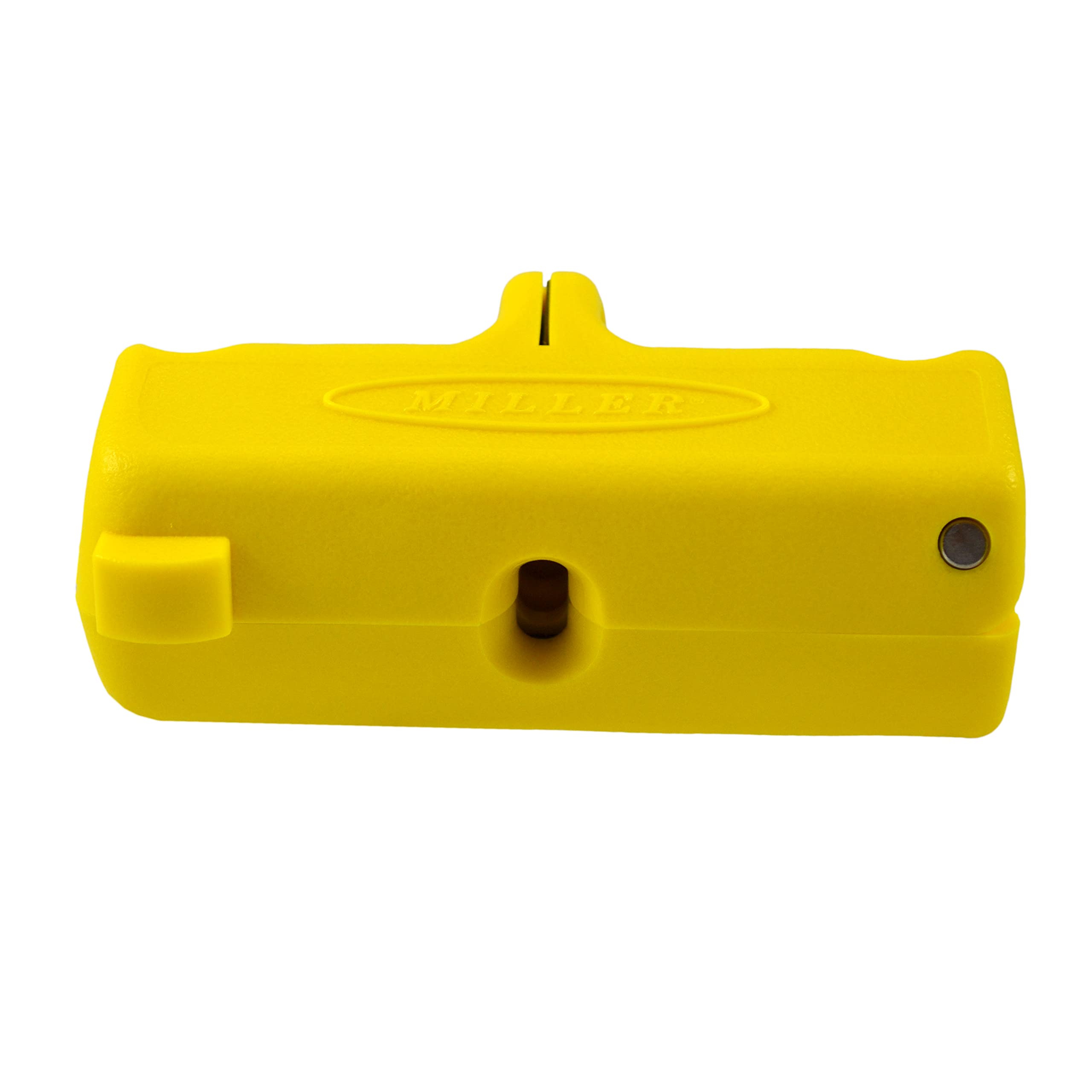 Miller MB04 magnetic closure detail securing blades for safe transport