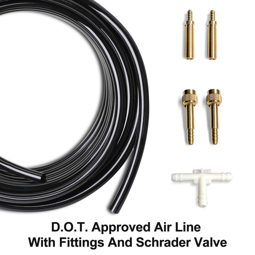 MILLISEC inflation valve and elbow fitting detail for convenient pressure control