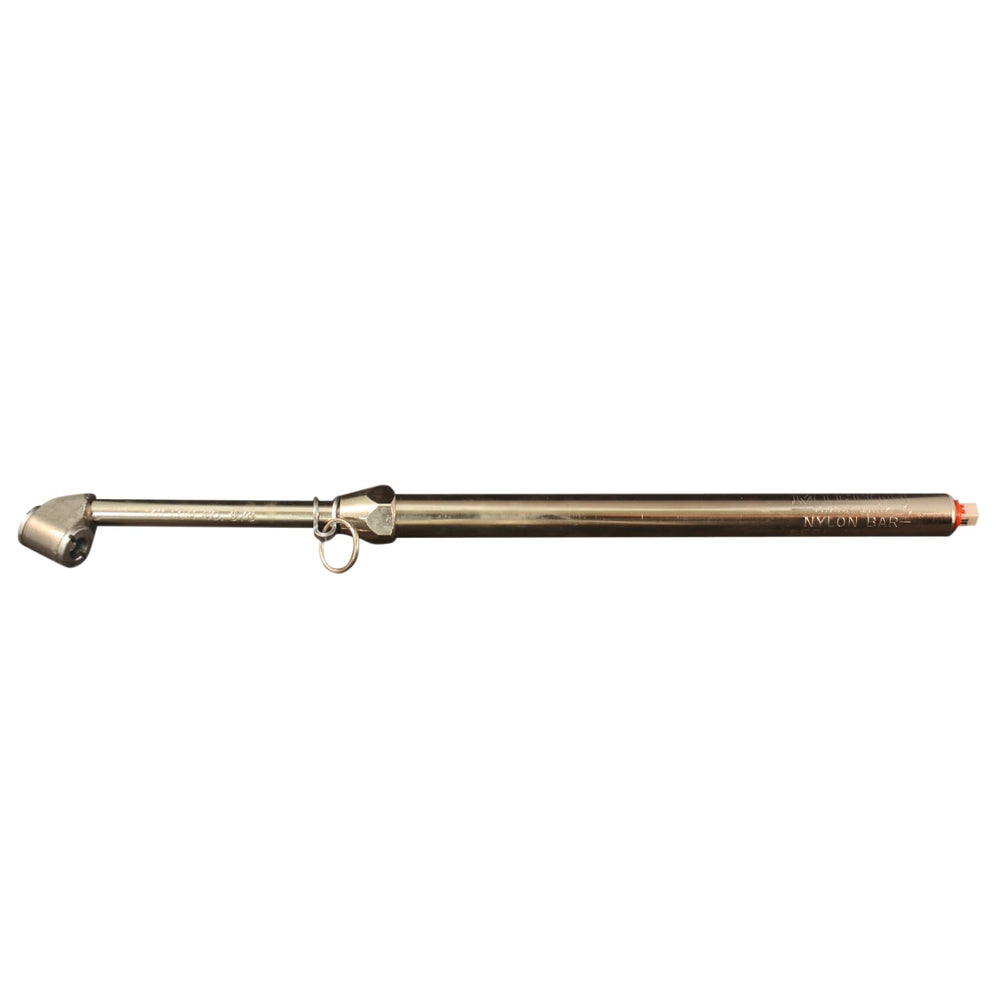 Milton four-sided nylon indicator detail for easy multi-angle pressure reading