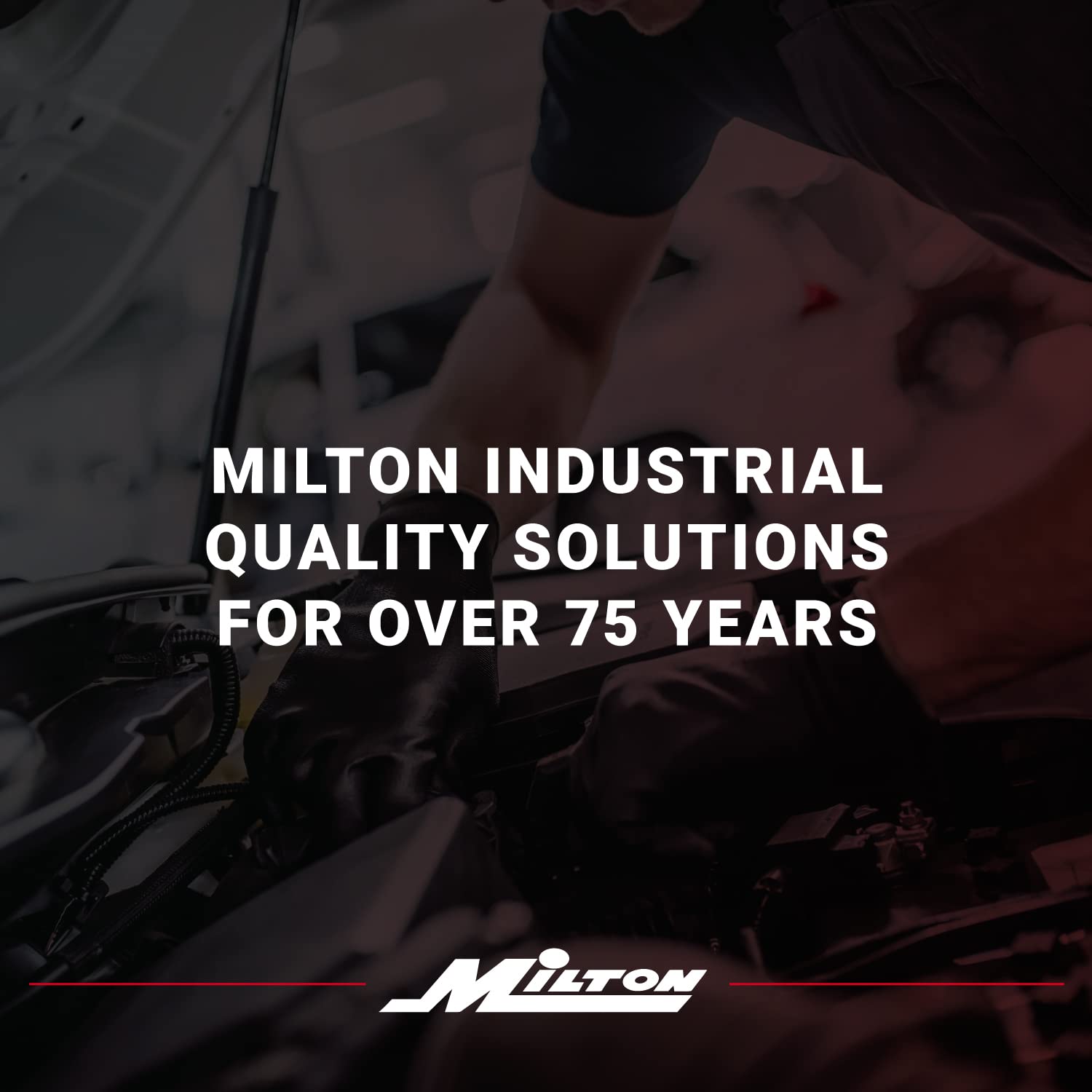 Milton gauge in use on a dually tire speeding professional inspections