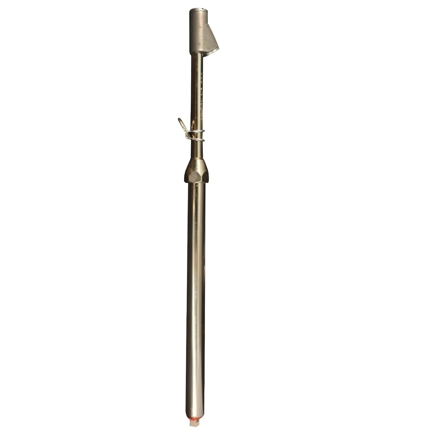 Milton S-986 front view showing gauge face and nickel-plated tube for reliable readings
