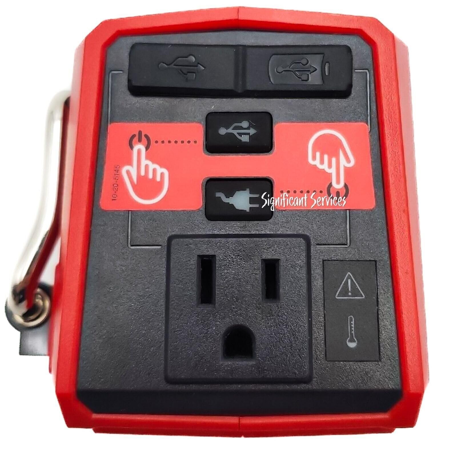 Milwaukee 2846-20 mounted on M18 battery illustrating quick attachment and mobility