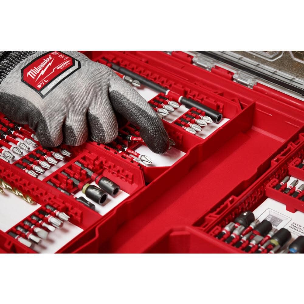 Milwaukee bits installed in an impact driver for faster jobs benefit