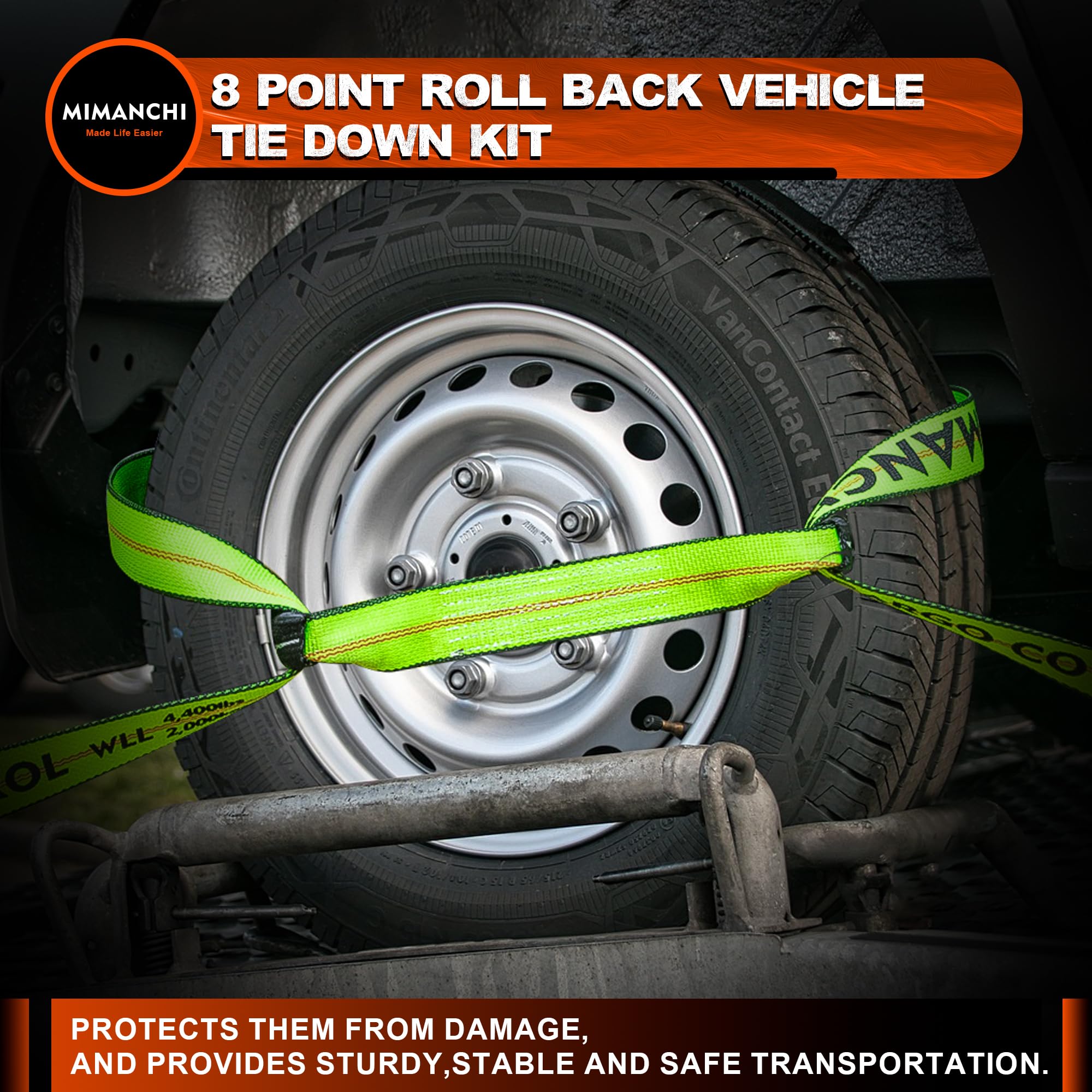 Mimanchi installed on tow truck demonstrating reliable vehicle securement