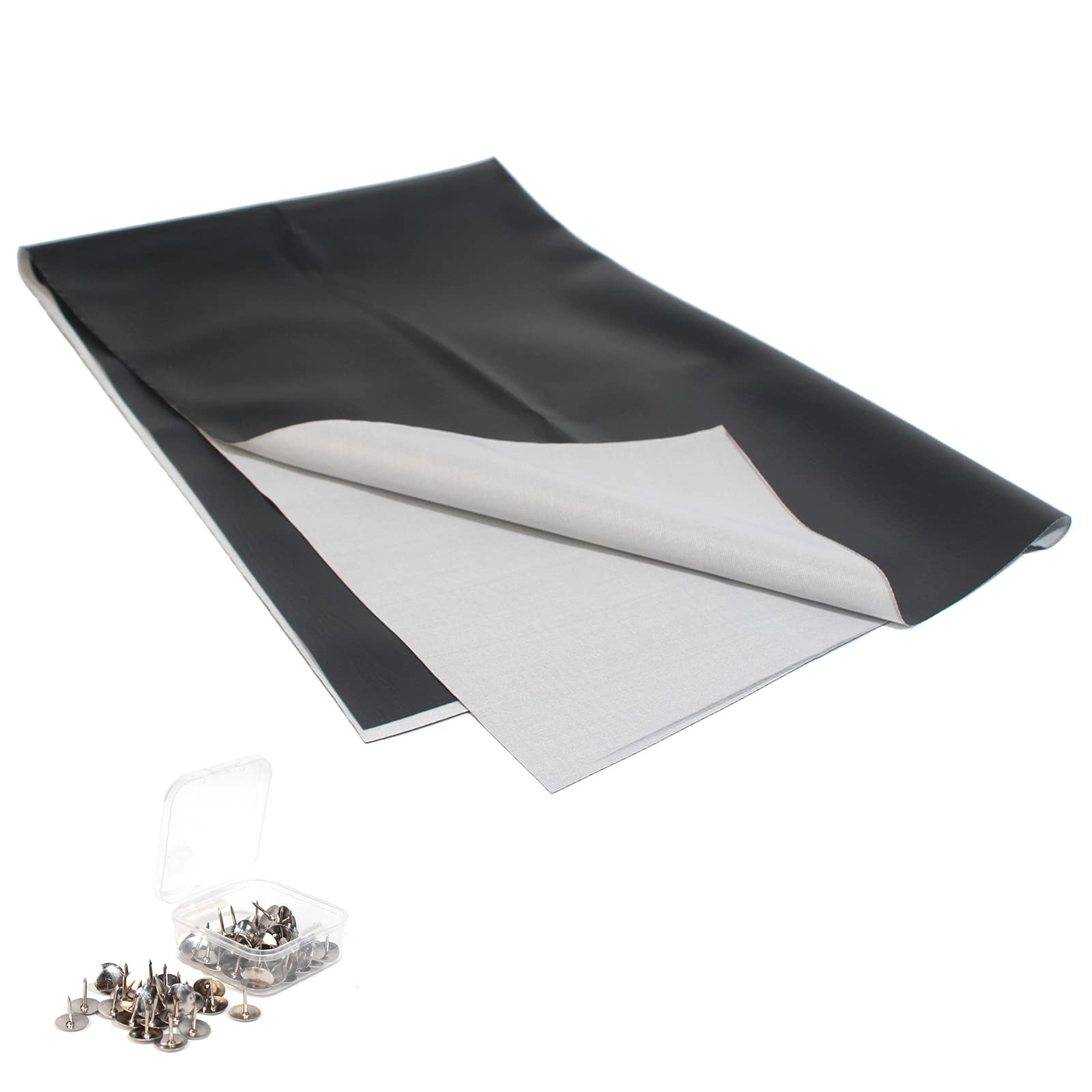 Minho front packaging showing seat cover and included tacks for easy setup