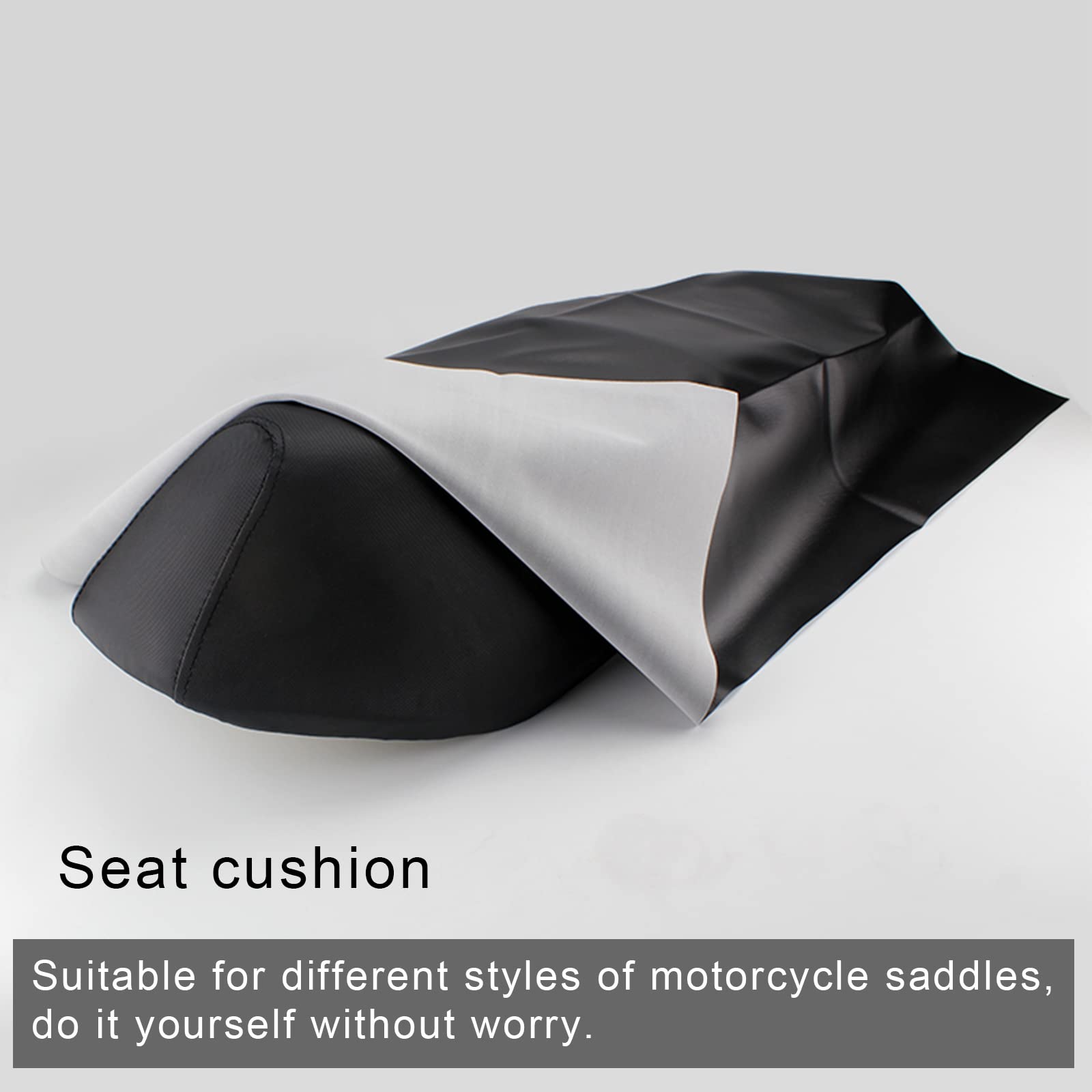 Minho seat cover installed on scooter demonstrating snug, protective fit