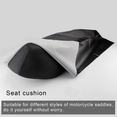 Minho seat cover installed on scooter demonstrating snug, protective fit