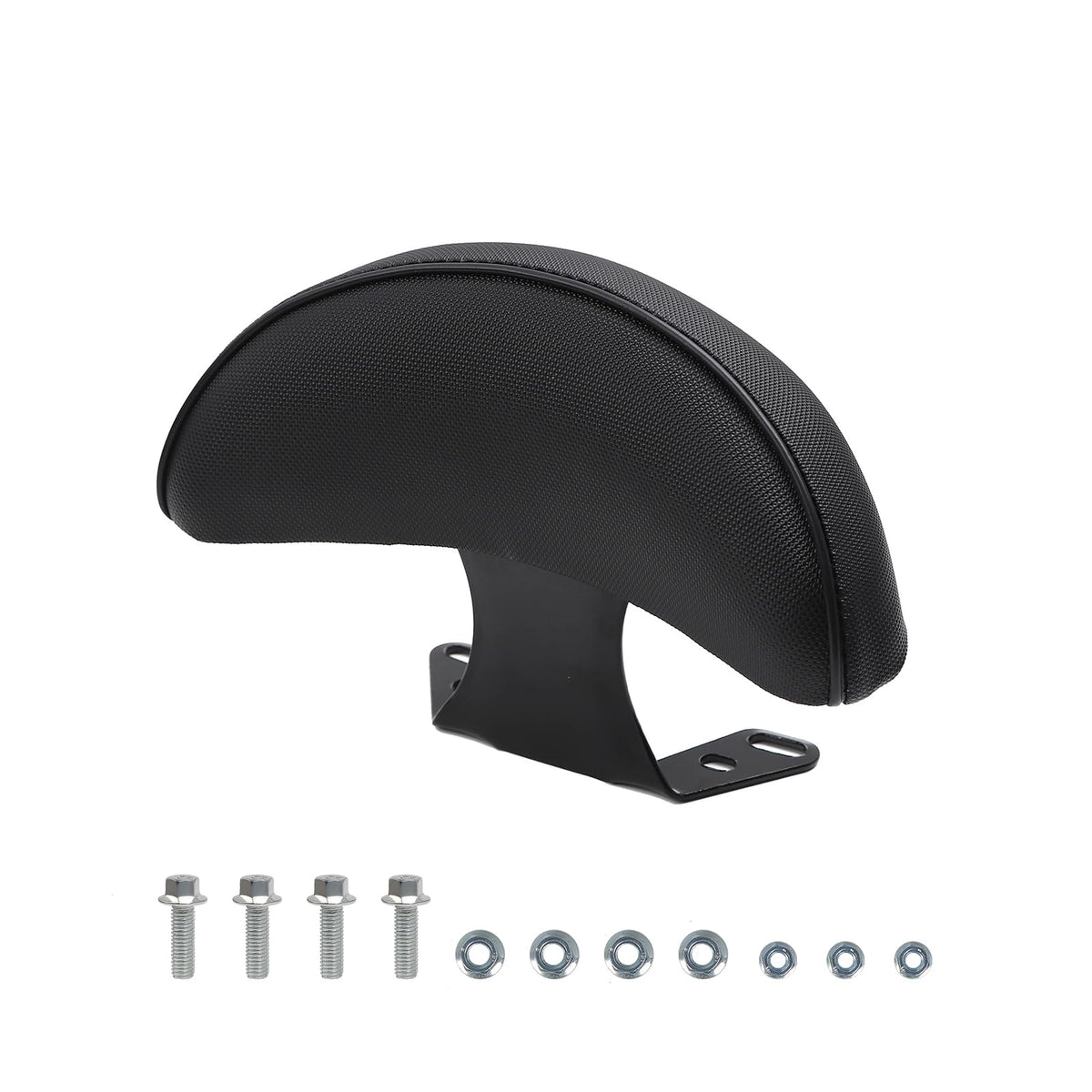 Minho front view of PU leather backrest showing shape and finish for comfort