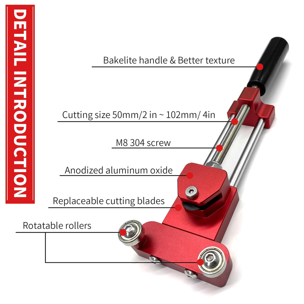 minlen tool grip and clamp demonstrating ergonomic hold for safer controlled cutting