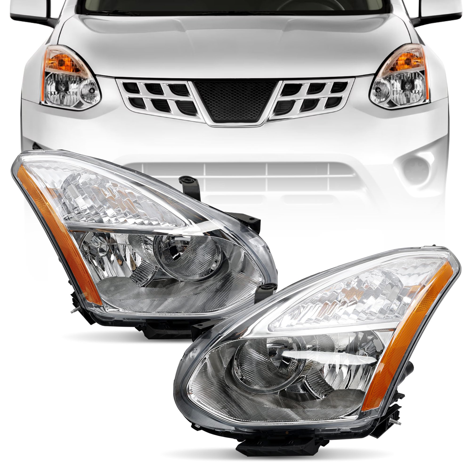Misakomo driver-side headlight showing clean fit and improved visibility