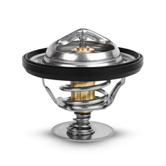 Mishimoto front view of thermostat showing precision fit and improved cooling