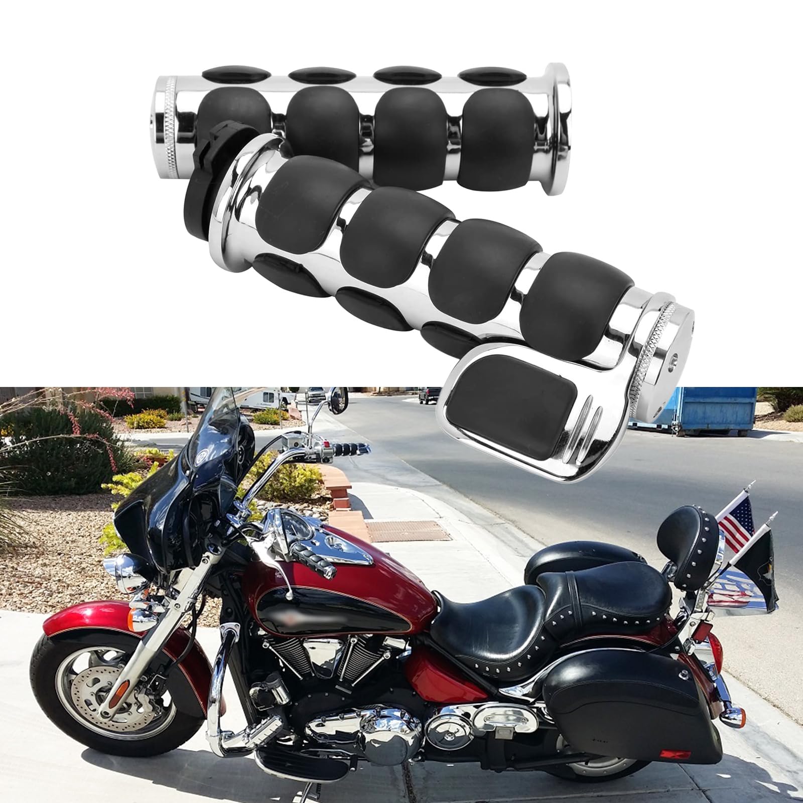 MISS MOLY reflective chrome finish enhancing bike customization look