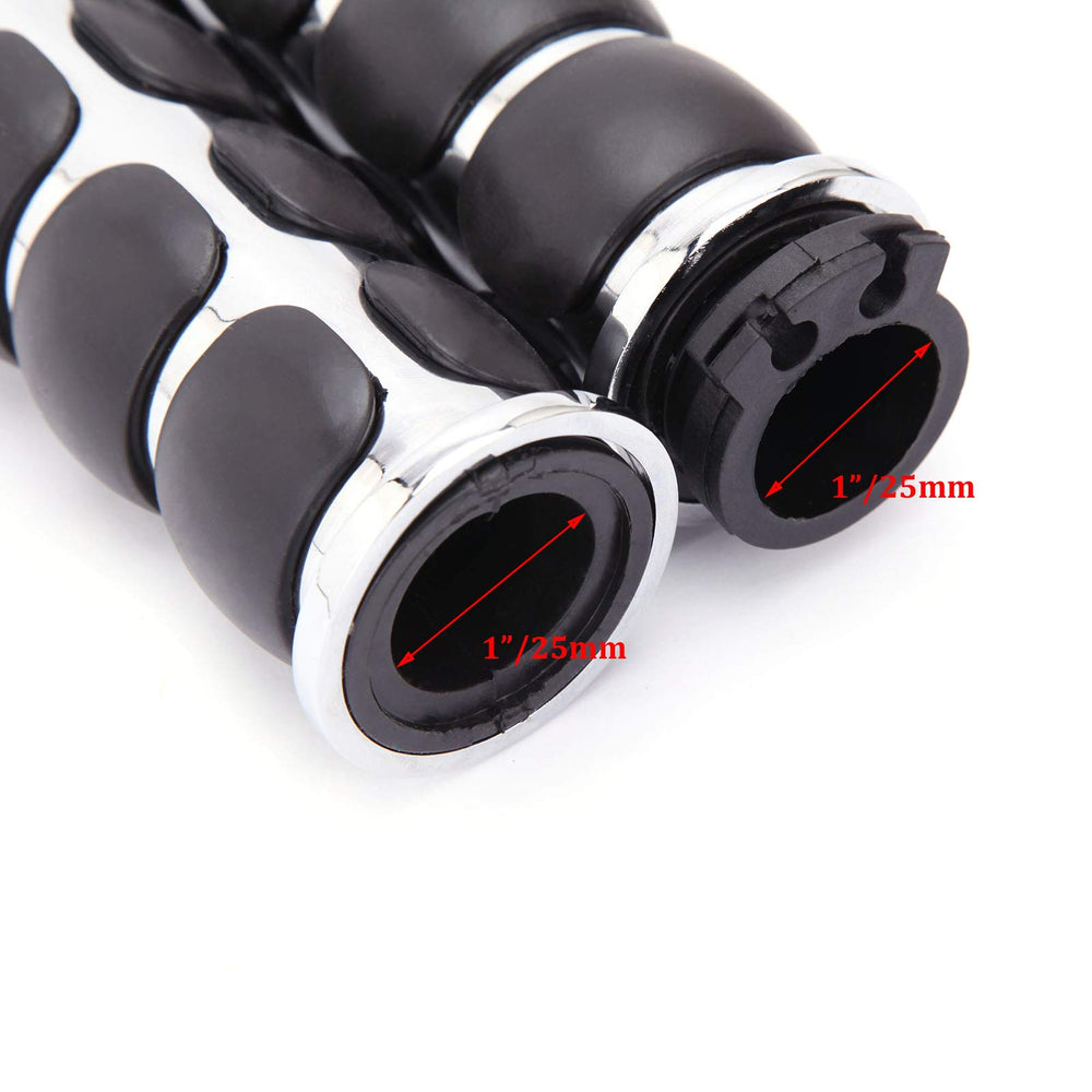 MISS MOLY throttle-side grip showing length and fitment benefit