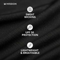 MISSION crown mesh detail highlighting ventilation and airflow