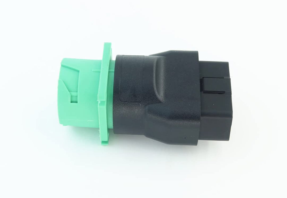 MITOB adapter plugged into vehicle obd2 port enabling j1939 device use