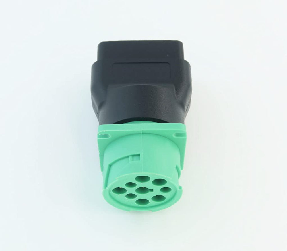 MITOB adapter beside ruler showing compact size for easy storage