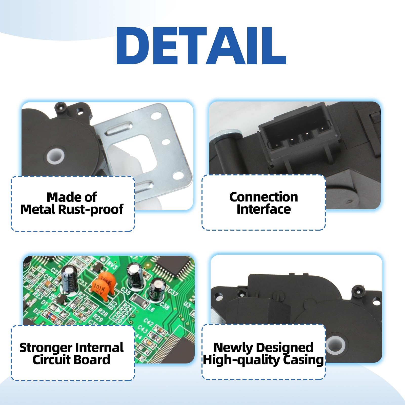MITZONE actuator mounting flange detail for secure factory replacement
