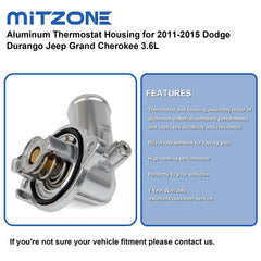 MITZONE close-up of included thermostat element showing preset 203°F opening for reliability