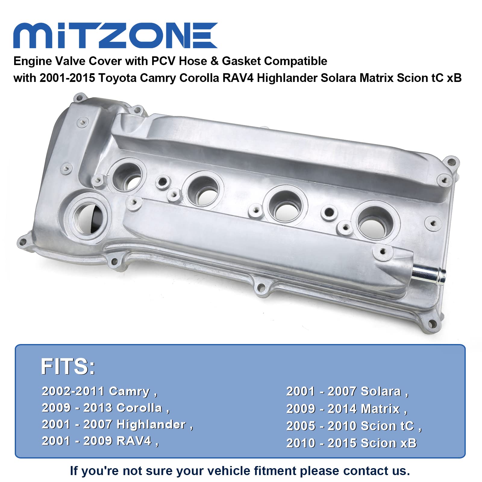 MITZONE valve cover gasket closeup showing precision cut for tight seal
