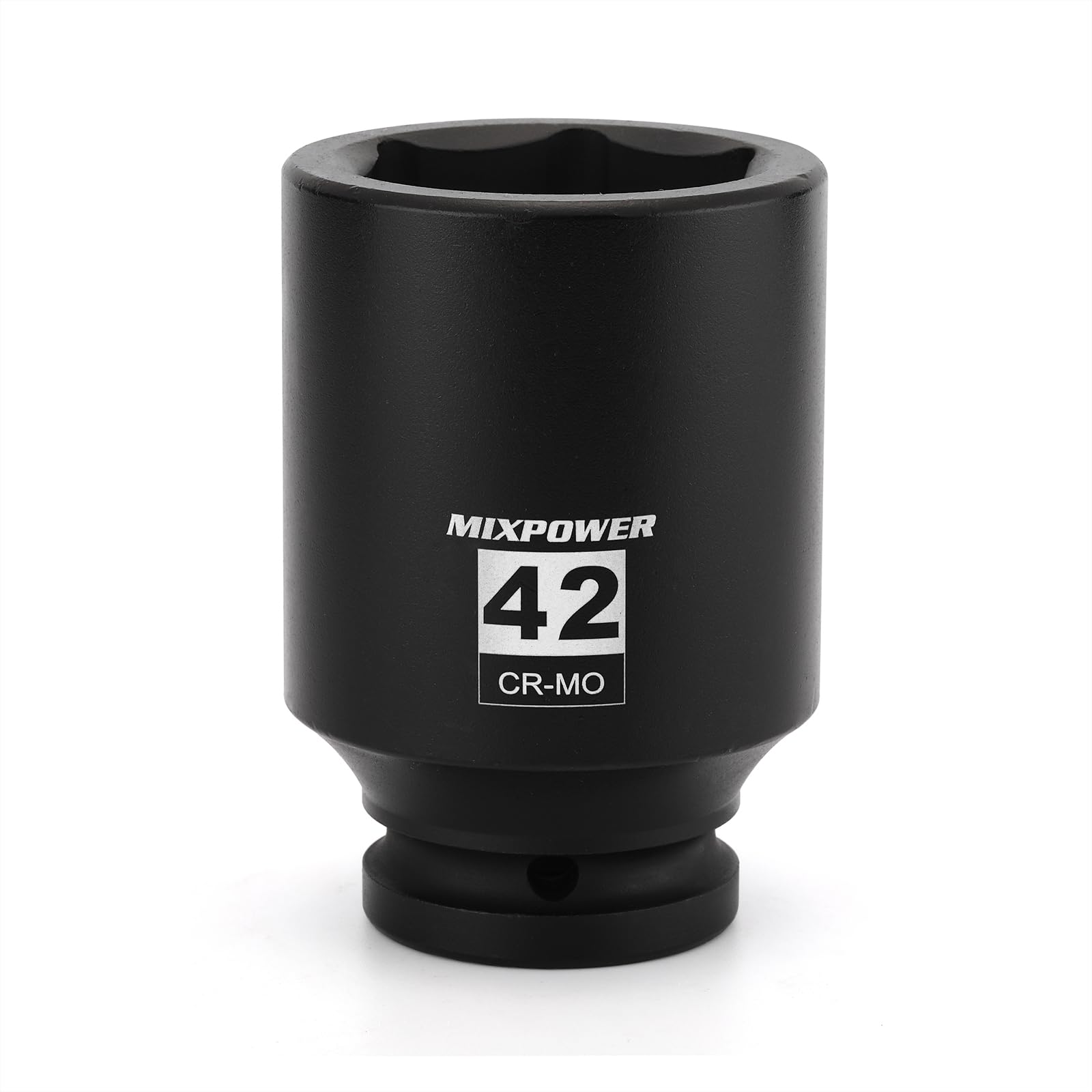 MIXPOWER front view of 42mm impact socket showing robust build and fit