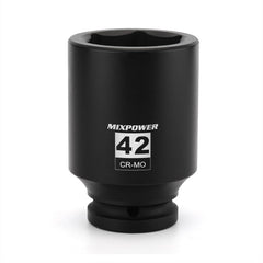 MIXPOWER front view of 42mm impact socket showing robust build and fit