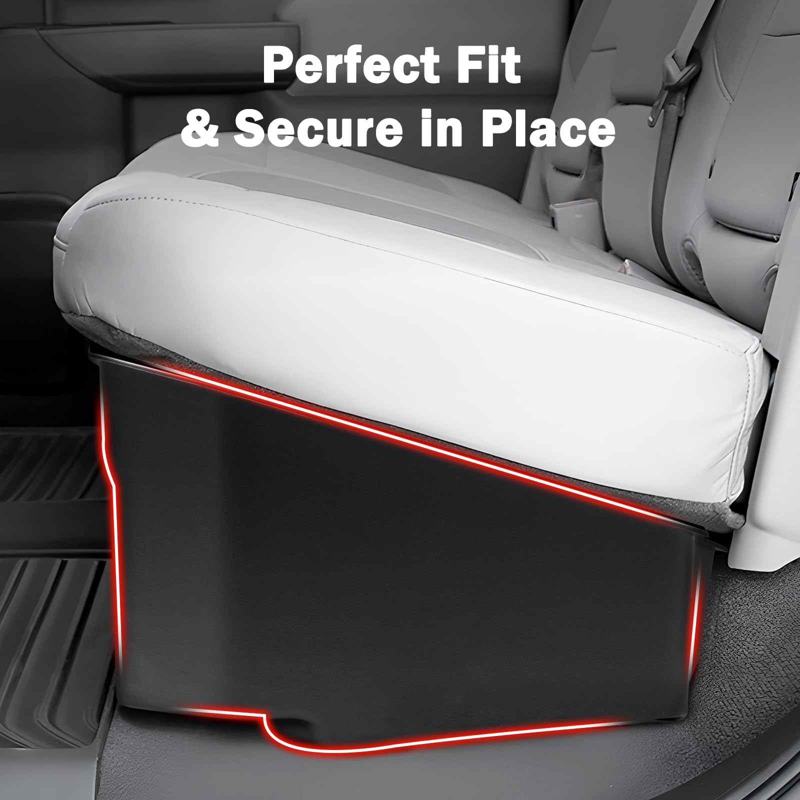 Mixsuper Liner lifestyle truck cabin shot showing tidy cabin benefit