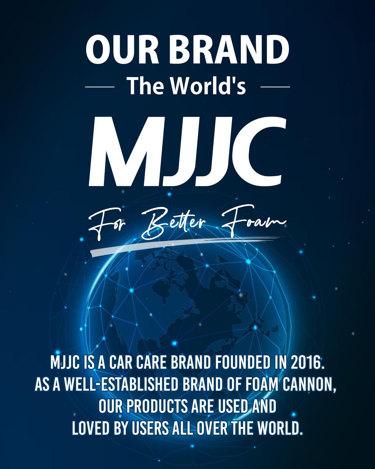 car covered in MJJC foam during wash demonstrating safe, clingy suds and refreshing scent