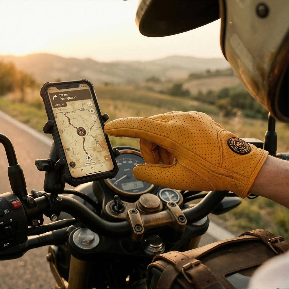 mjmoto reinforced palm pad enhancing abrasion resistance and grip
