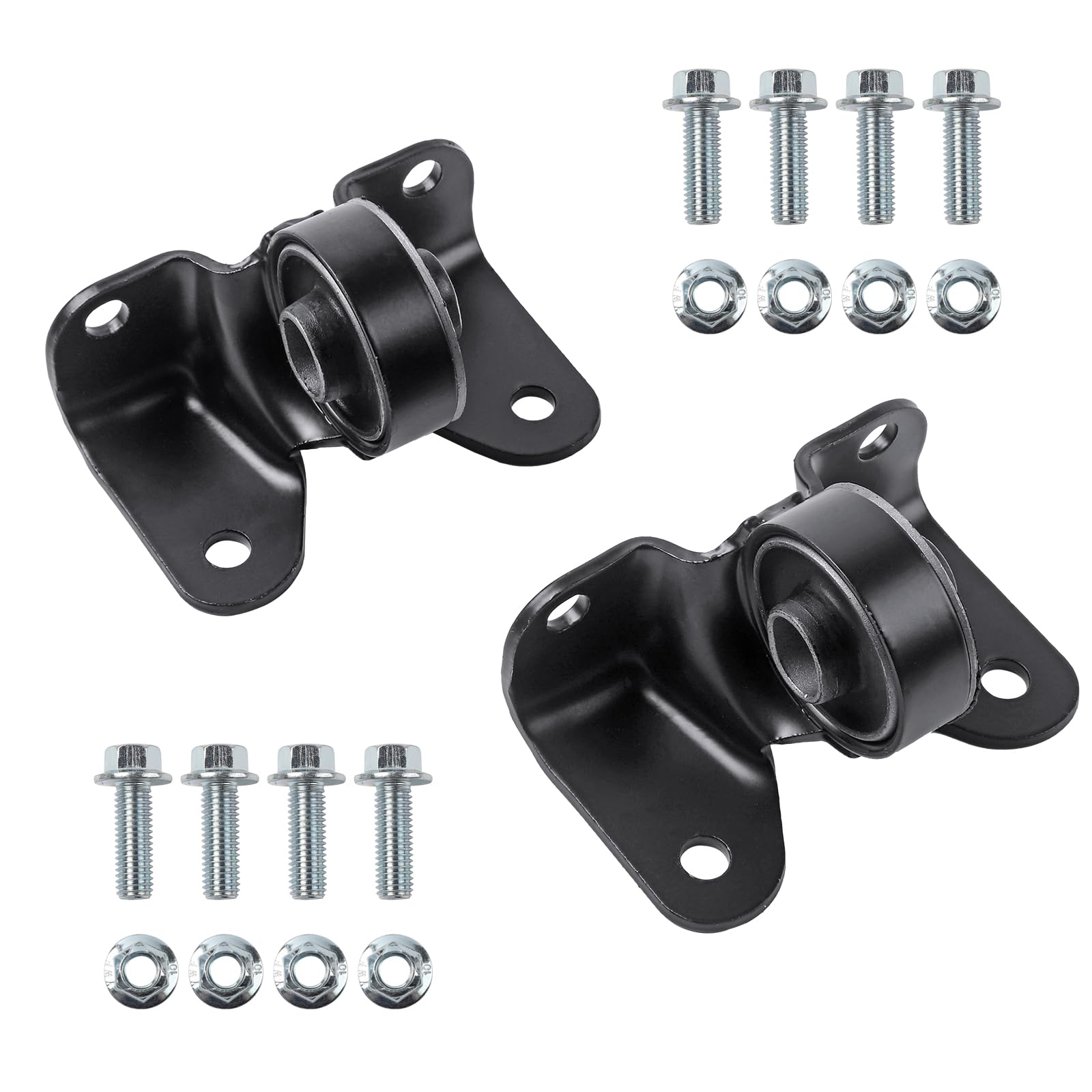 MK-Morzon front torsion bar mounts assembly showing complete hardware and improved fitment